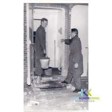 Renovatie clublokaal Lobithse Boys begin 1960 Coll. J.C. Peters HKR (2)